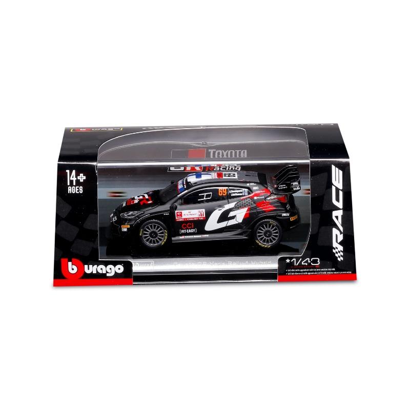 Bburago Toyota GR Yaris Rally1 Hybrid WRC 2024 Rovanperä #69 1:43 Die-Cast Model