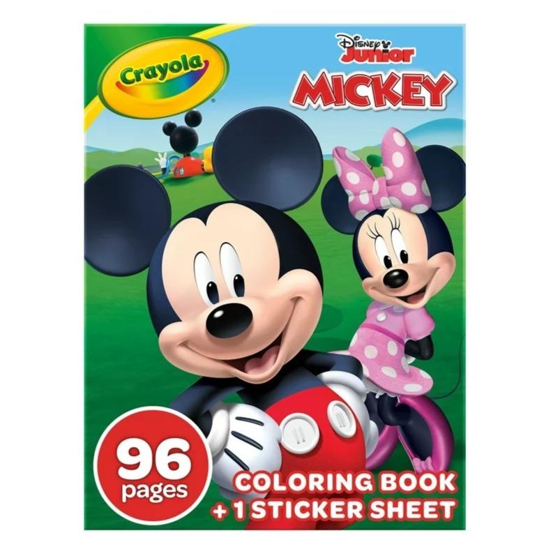 Crayola Mickey Mouse Coloring Book With Stickers