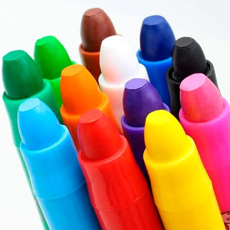 ليبزي - أقلام تلوين شمعية فلاور موناكو 24 لون سحب