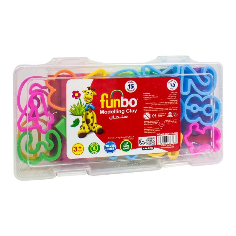 Funbo Colorful Modelling Clay - 15 Colors