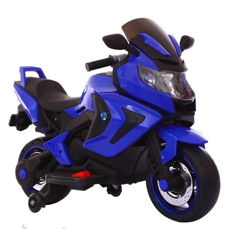 BMW-Style Kids’ Electric Ride-On Motorcycle Trike – 12V Battery