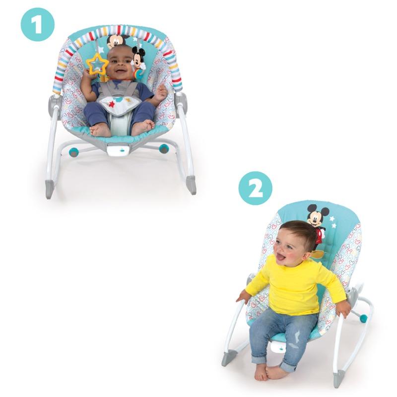 Bright Starts Mickey Mouse Original Bestiet Infant To Toddler Rocker