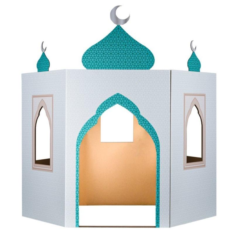 HilalFul Cardboard Mosque Coloring