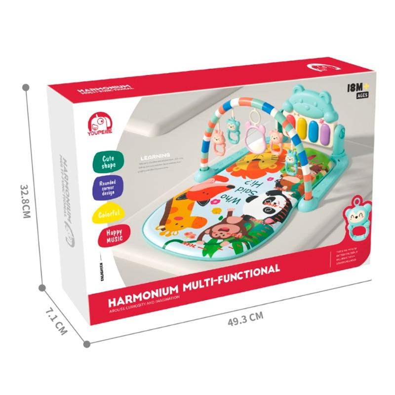 Activity Center and Piano Play Mat - Multicolor