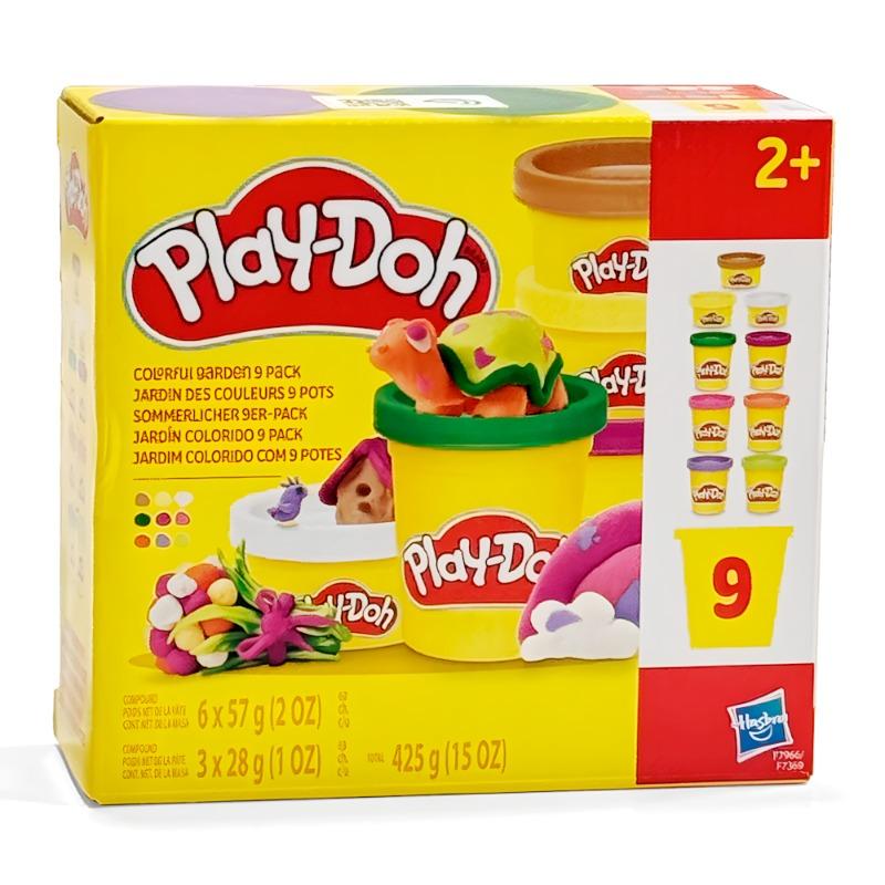 بلاي دو - مجموعة الصلصال الملون 9 عبوات