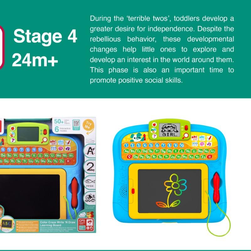 Winfun Color Craze Write 'N Draw Learning Board.
