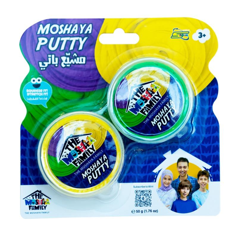 مشيع - معجون سلايم - عدد 2 علبة - متنوع