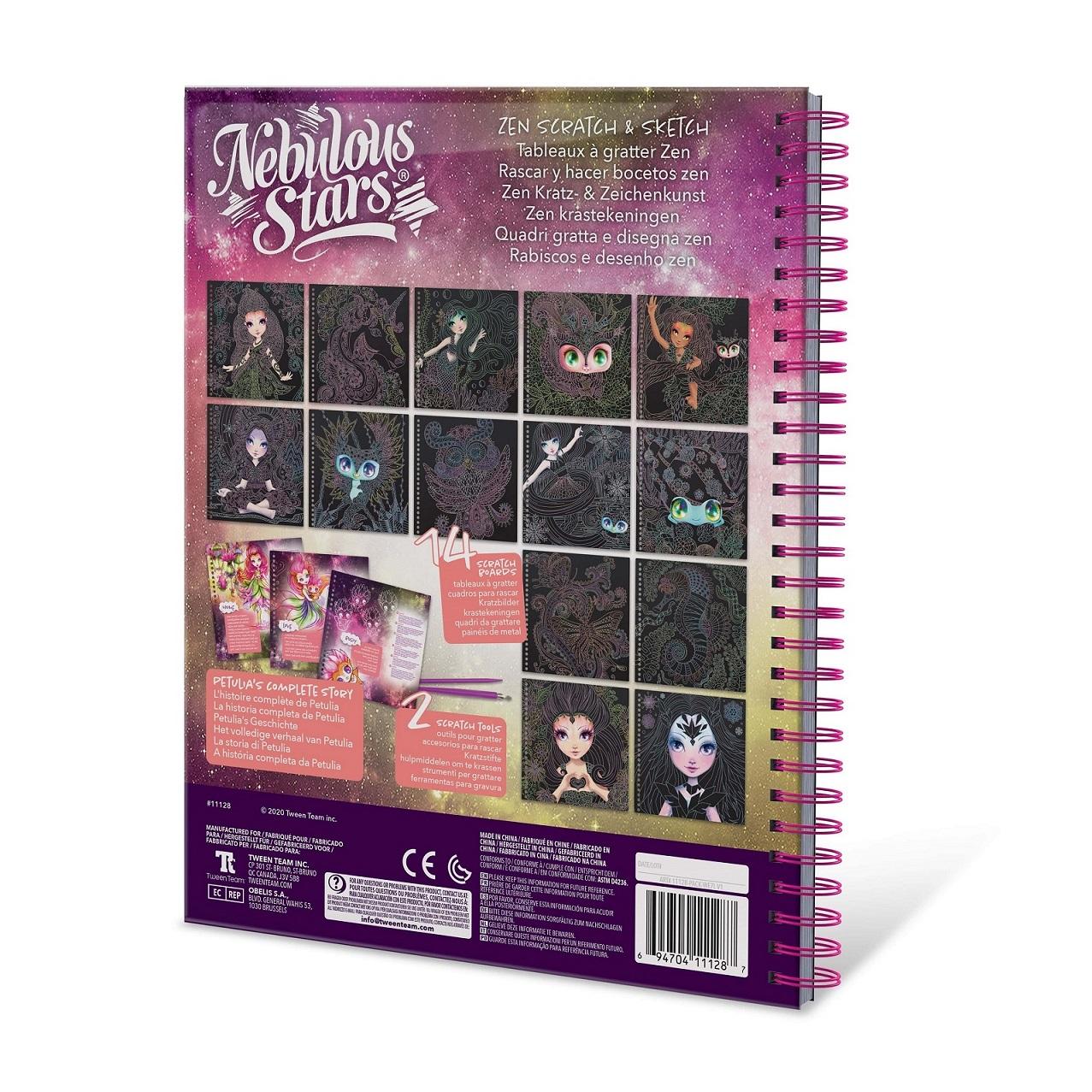Nebulous Stars -Zen Scratch And Sketch Art Book