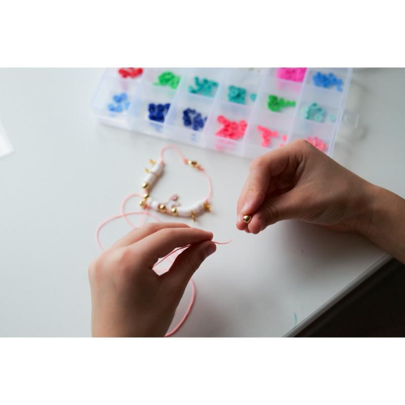 Sekoia My Heishi Bead Bracelets - Jewelry Making Craft Set