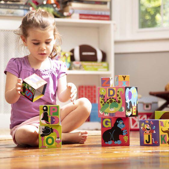 Melissa and Doug Alphabet Nesting and Stacking Blocks