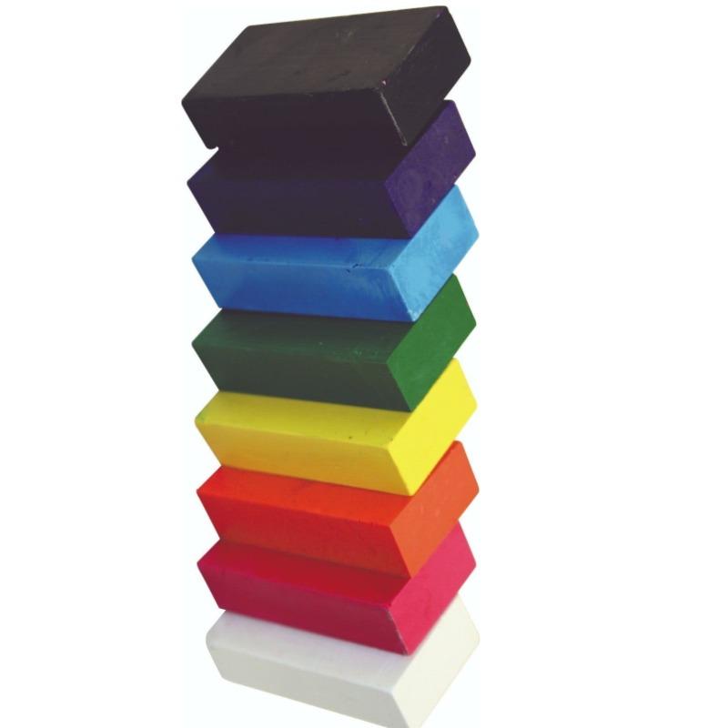 كيتباس - ألوان شمعية للزجاج والنوافذ 8 ألوان