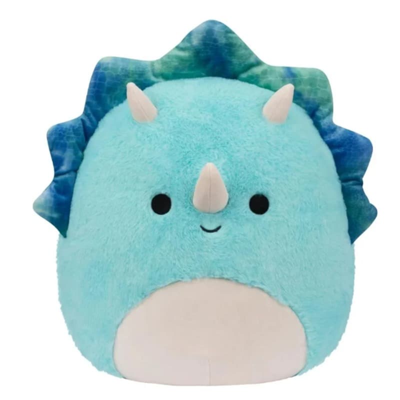 SquishMallows Fosmalo Blue Triceratops Plush 12cm