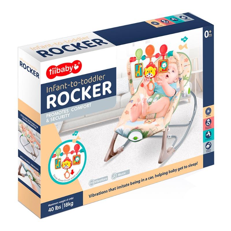 Baby Vibrating Rocking Chair Beige