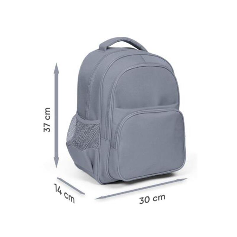 Coral High Kids Yellow Black Robot Patterned Three-Compartment School Backpack