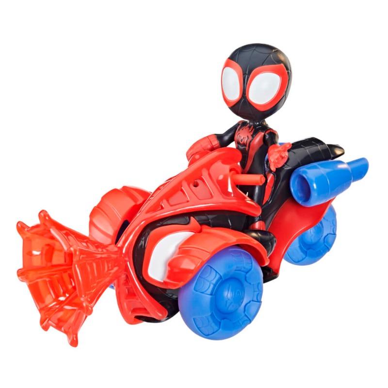 شخصية سبايدي مايلز موريلز مع مركبة