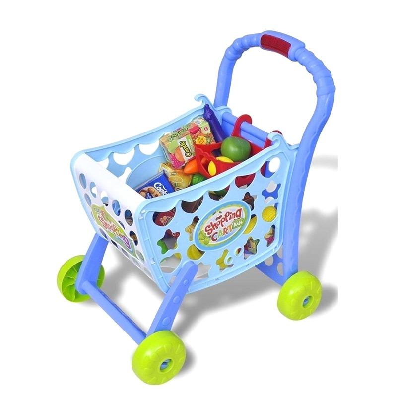 Kids Shopping Cart - Blue