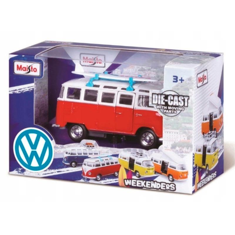 مايستو - لعبة نموذج سيارة فولكس فاجن سامبا فان مقياس 1/36