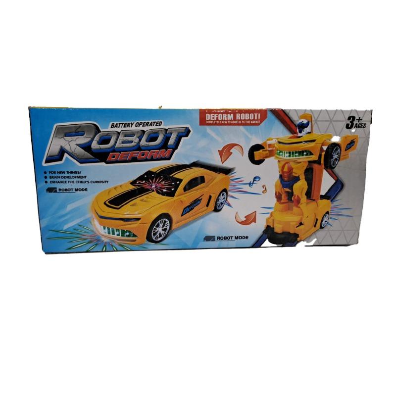 سيارة روبوت متحولة - لعبة سباق للأطفال