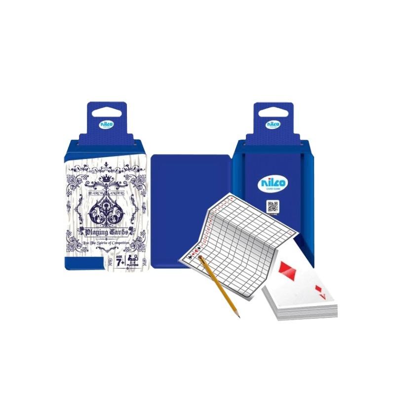 نيلكو - لعبة ورق اللعب الذهبية بلاستيك بوكس