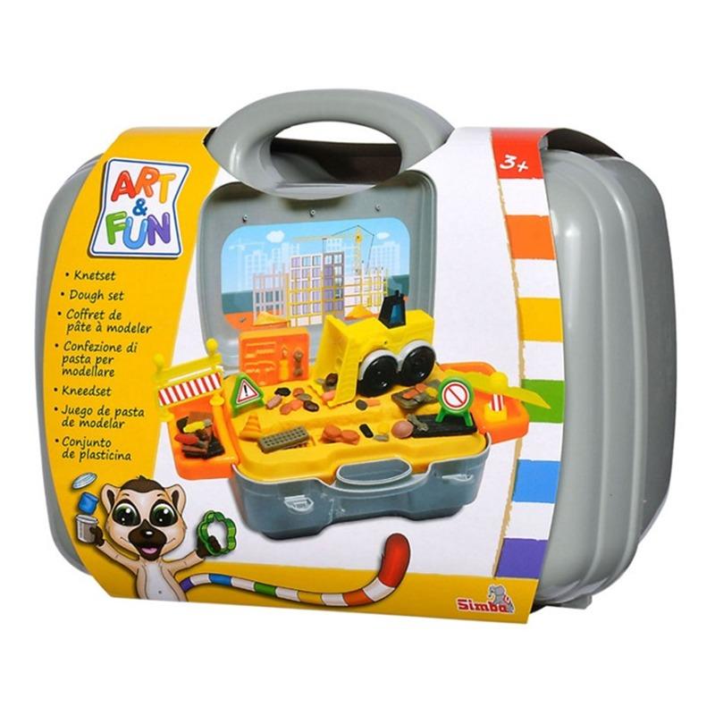 Simba Art and Fun Dough Set Construction In Case