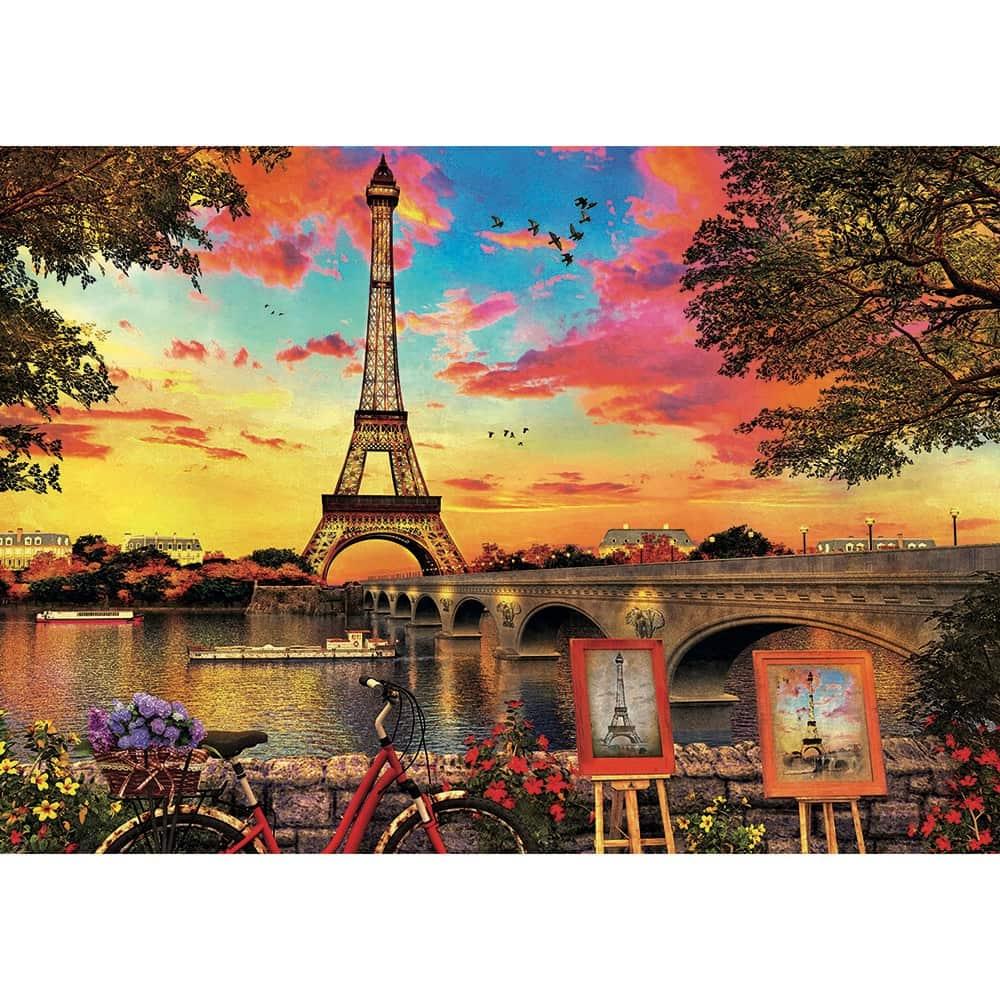 Educa Puzzle Sun Set In Paris 3000 Pcs