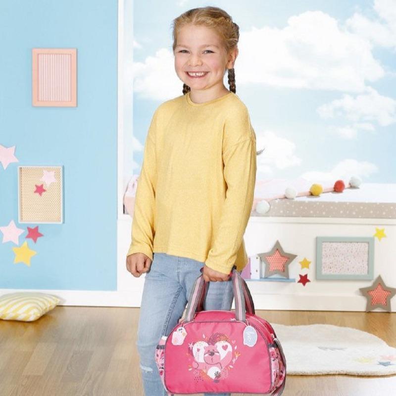 بيبي بورن - حقيبة الدمى لون وردي