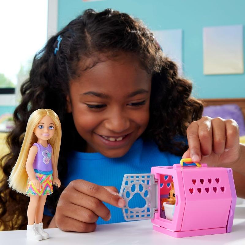 Barbie Family & Friends Chelsea Puppy Carrier Playset