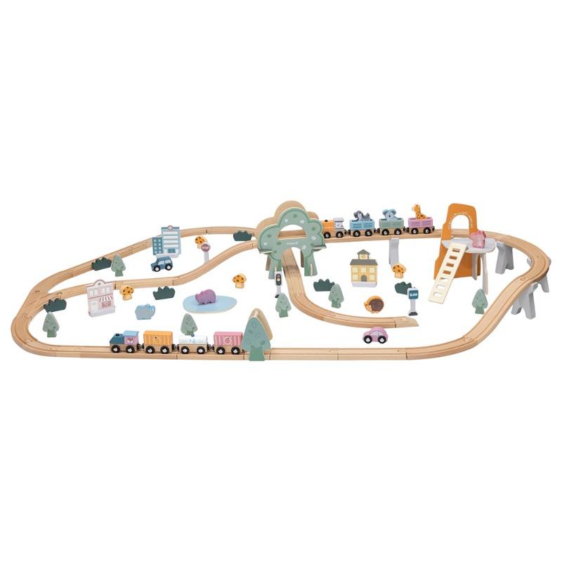 VIGA Train Set - 90 Pcs