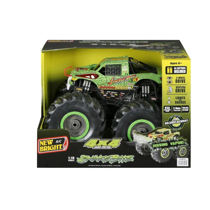 New Bright 1:10 Snake Bite Radio Control Monster Truck