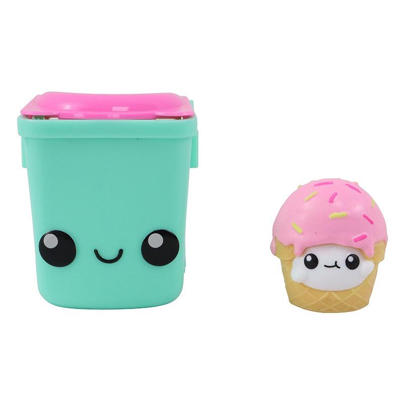 Recycling container with surprise - assorted shapes