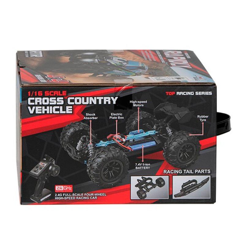 R/C ZoomRacer Cross Country Car - Blue