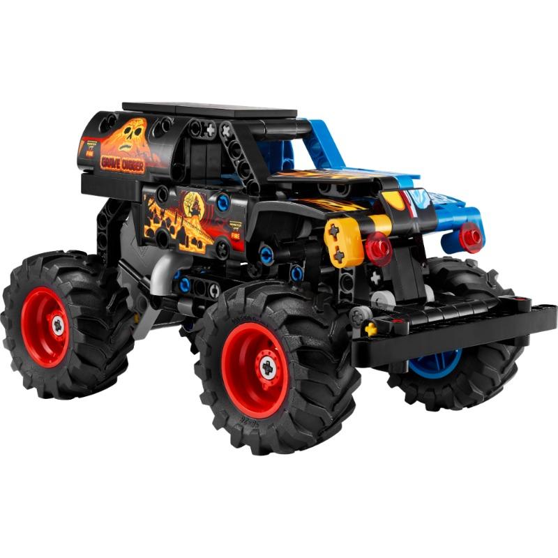 LEGO Technic™ Monster Jam™ Grave Digger™ Fire and Ice Pull-Back Truck