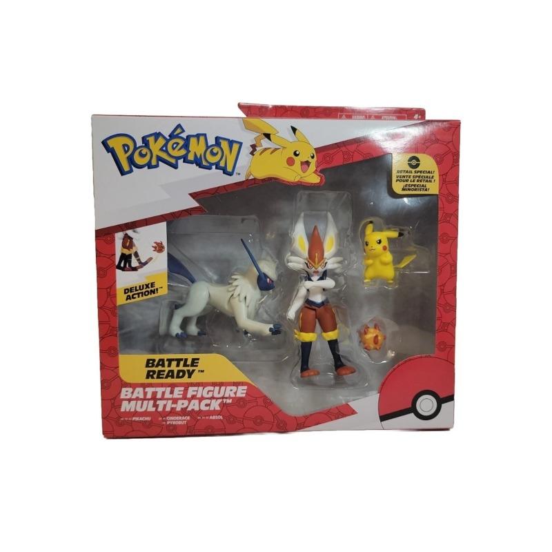 بوكيمون - مجموعة شخصيات بوكيمون باتل المتعددة 3 قطع