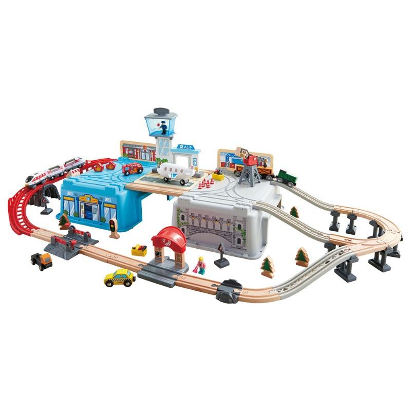 Hape Super Cityscape Transport Bucket Set