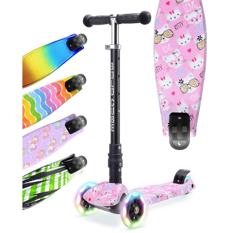 بولد كيوب - سكوتر كيتي لوف ثلاثي العجلات قابل للطي