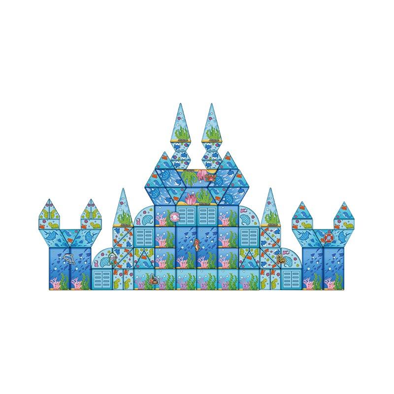 Ocean Shape Magic Magnetic Cubes - 72 Pc