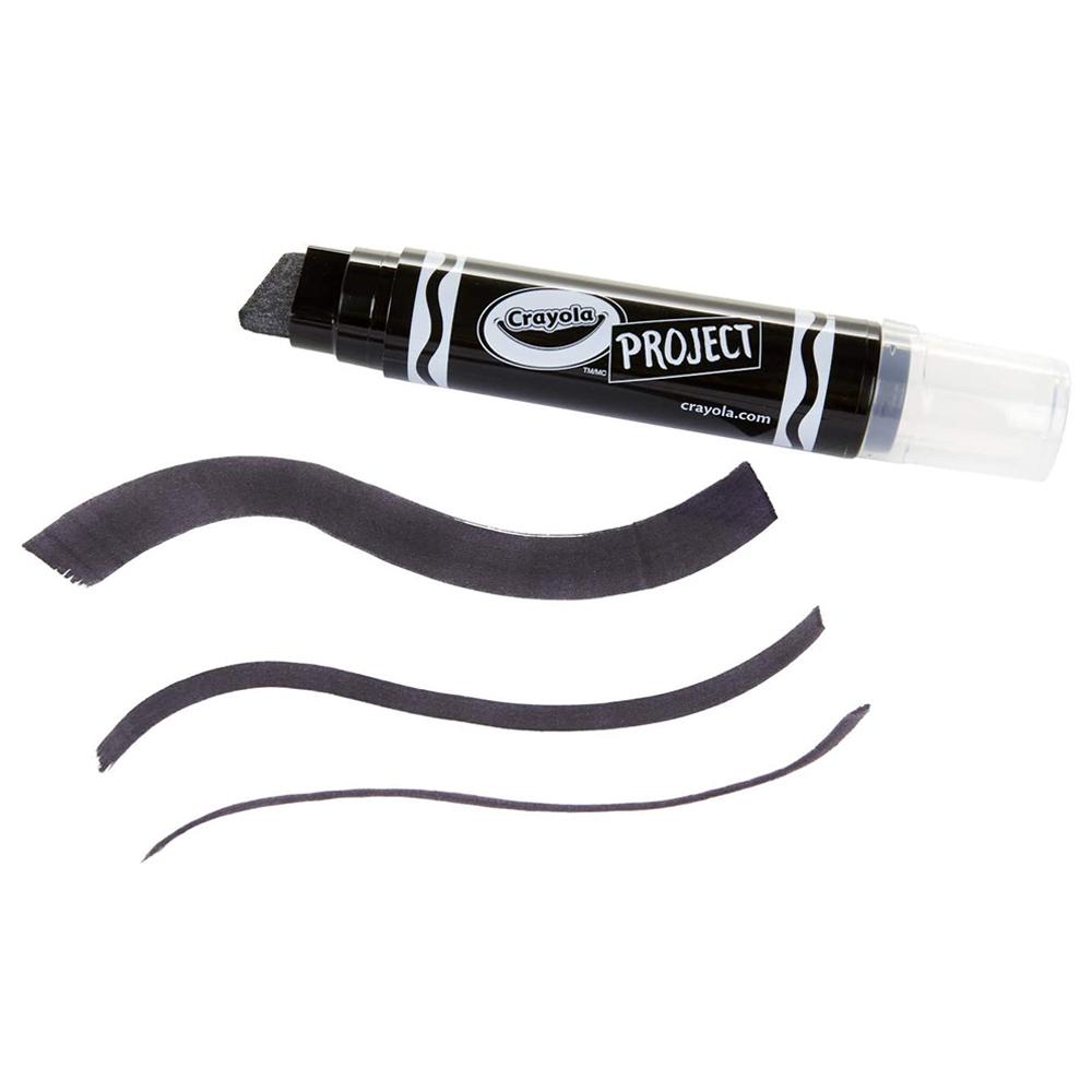 كرايولا - أقلام تحديد اكس لارج لون أسود