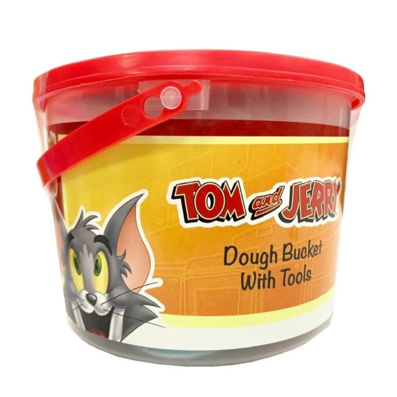 Tom and Jerry Dough Set with Tools in Drum