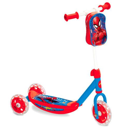 Mondo My First Spiderman 3 Wheels Scooter With Bag