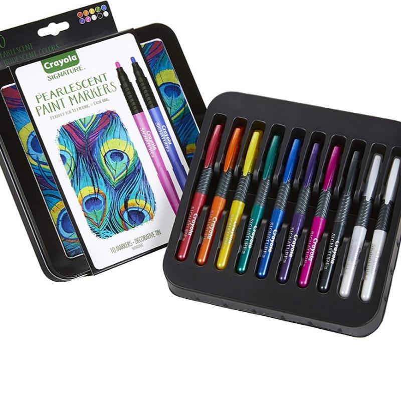 Crayola Pearlescent Markers -10 Colors