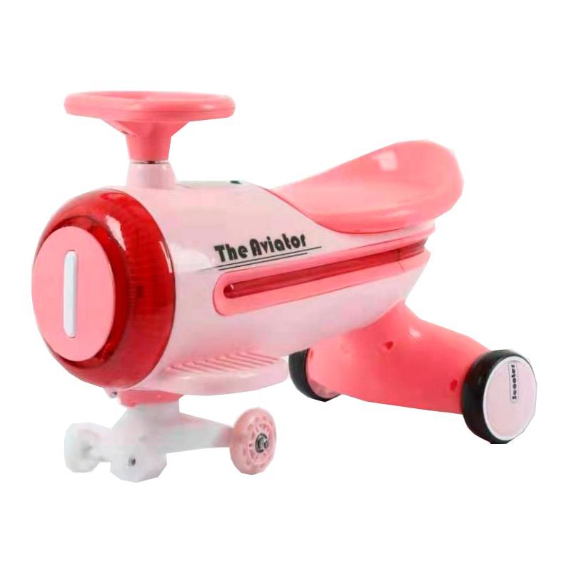 Kids Aircraft Rocking Ride-On with Lights