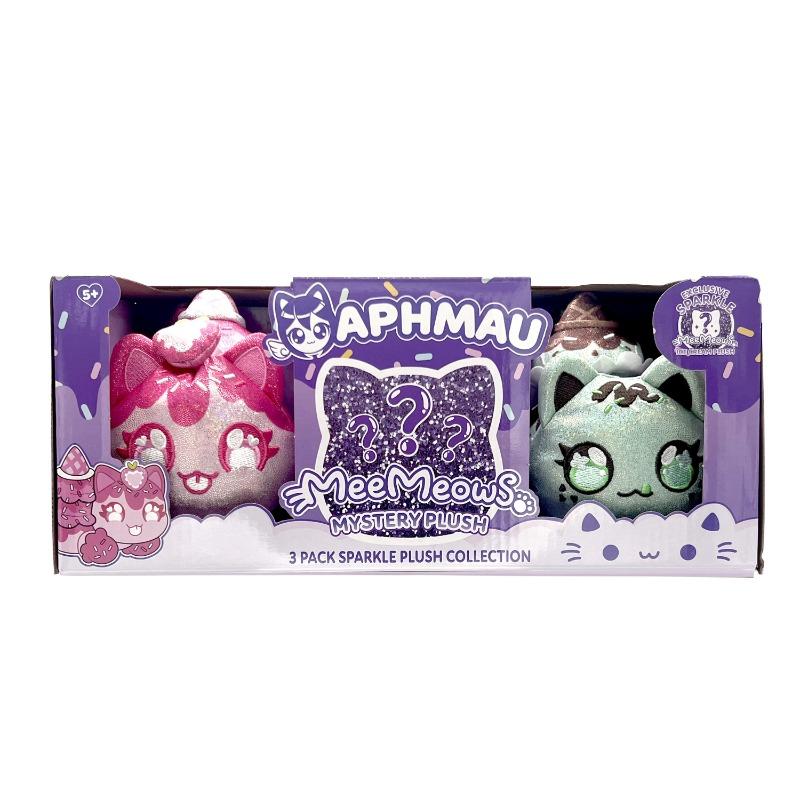 Aphmau MeeMeow Plush 3pk Sparkle Ice Cream - 6inch - Assorted