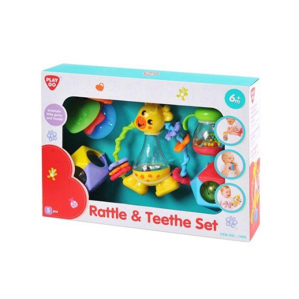 PlayGo - Rattle And Explore Set - 5 Pcs