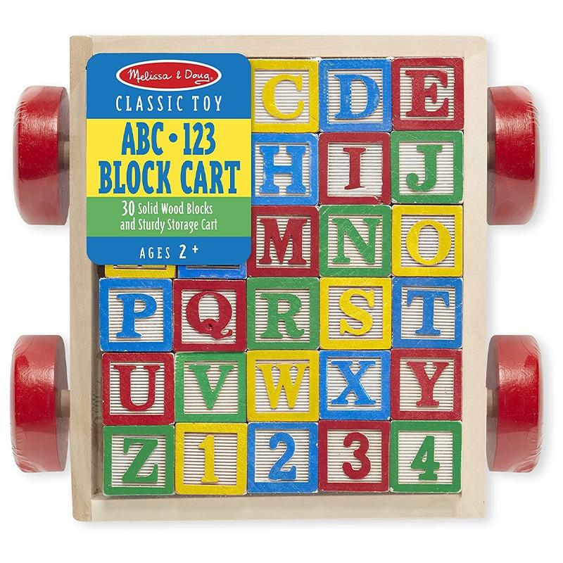 ميليسا آند دوج - كلاسيك آي بي سي بلوك سحب عربة المكعبات التعليمية