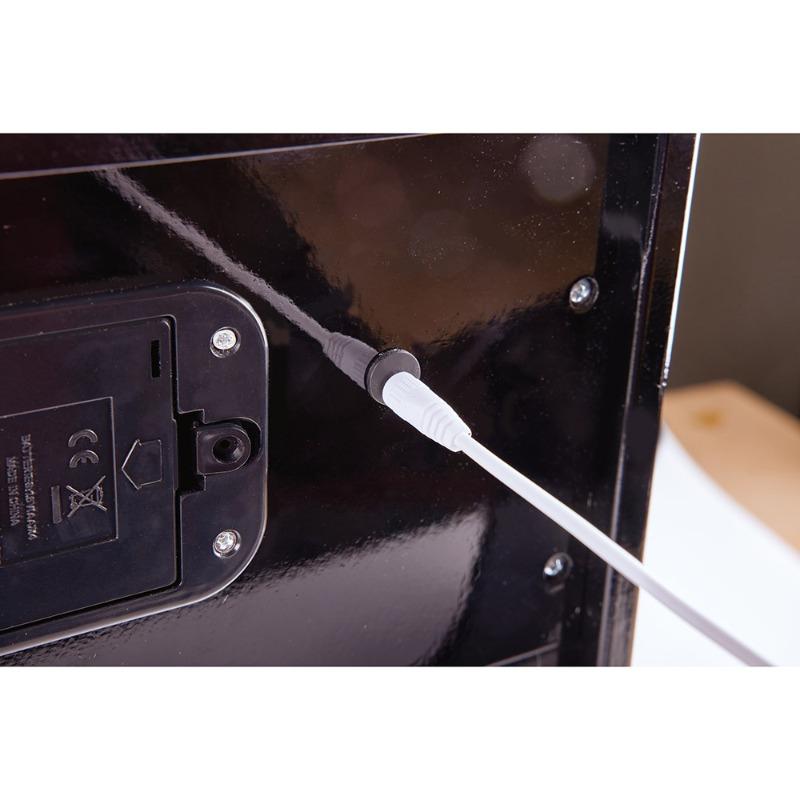 هيب - البيانو الديناميكي الكهربائي عمودي الصوت لون أسود