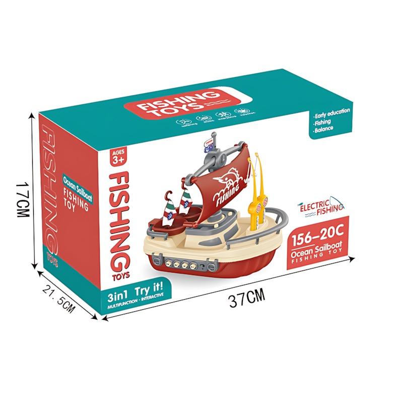 Ocean Sailboat - Red