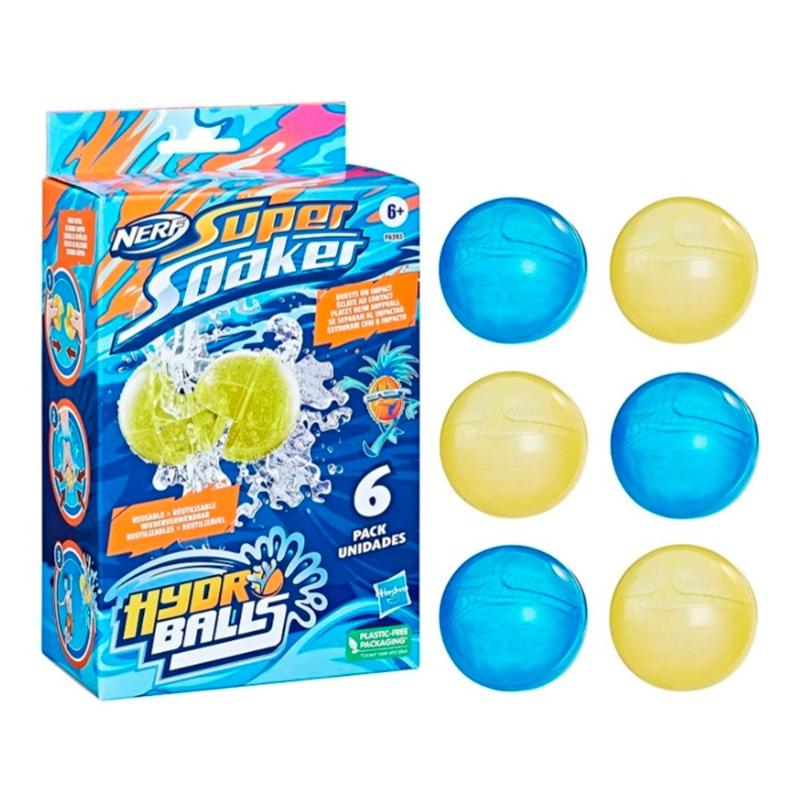 Nerf Super Soccer Balls 6 pcs -Blue and green