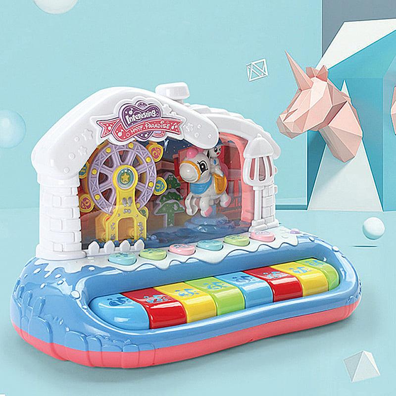 البيانو الموسيقي فير لون أزرق