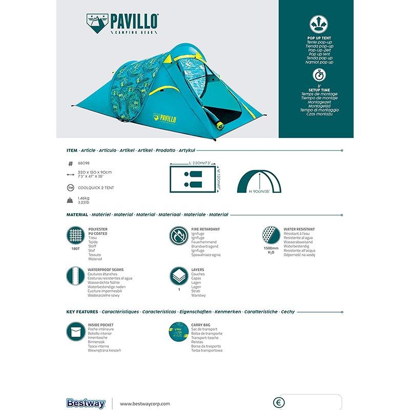 Bestway Pavillo Tent Coolrock 2