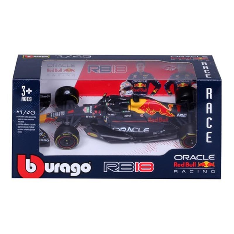 Burago Oracle RB18 Red Bull Racing Car-Black